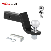สีดำทา 2' Hitch Ball Mount
